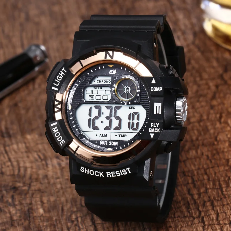 UTHAI CE45 Sports Multifunctional Waterproof Electronic Watch Durable And Strong With Luminous Function