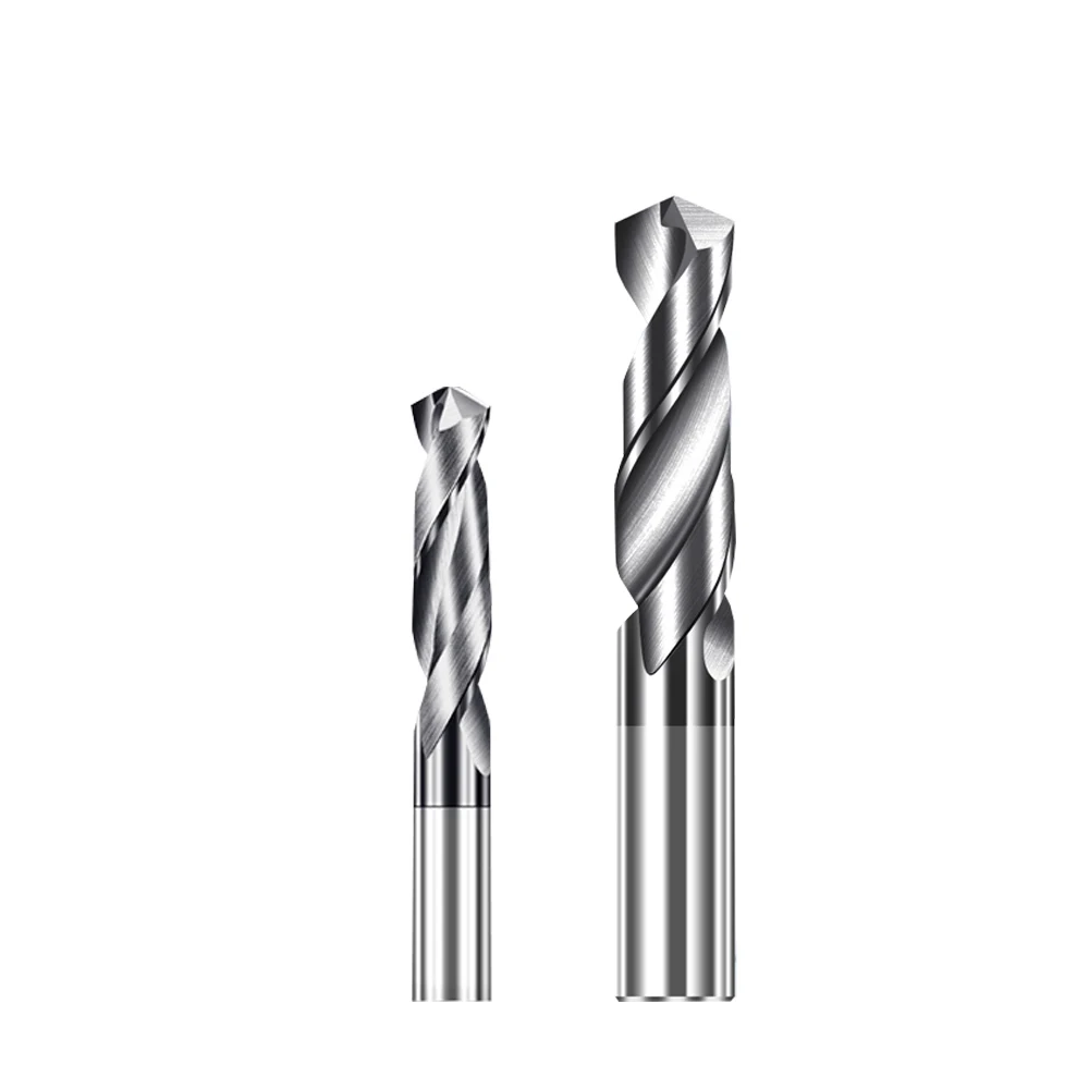 UNALOY trapano in lega di metallo duro acciaio al tungsteno Super duro HRC50 punta elicoidale punta dritta trapano solido per tornio CNC
