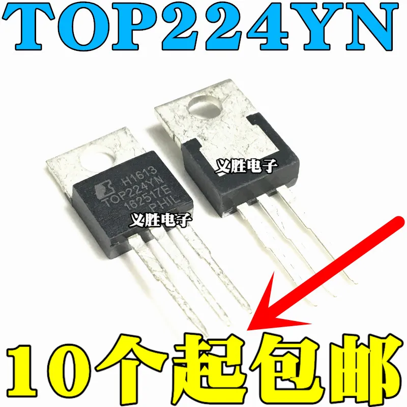 New and original  TO-220 TOP224YN TOP224Y TOP224 Power management chip, switching power supply IC, triode