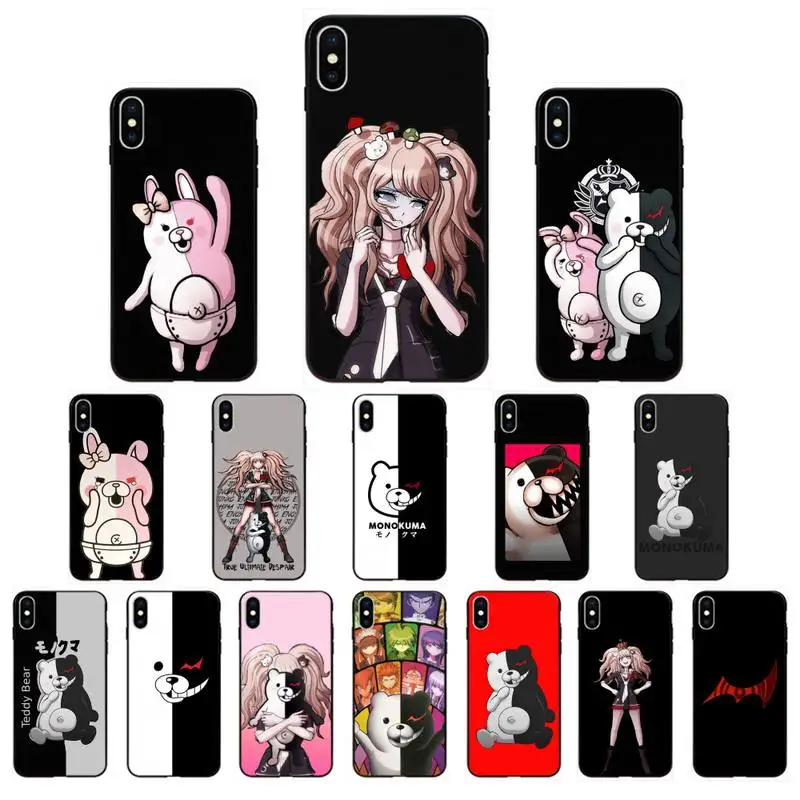 YNDFCNB Danganronpa Monokuma DIY phone Case cover Shell for iphone 11 Pro Max X XS MAX 6 6s 7 8 Plus 5 5S 5SE XR SE2020