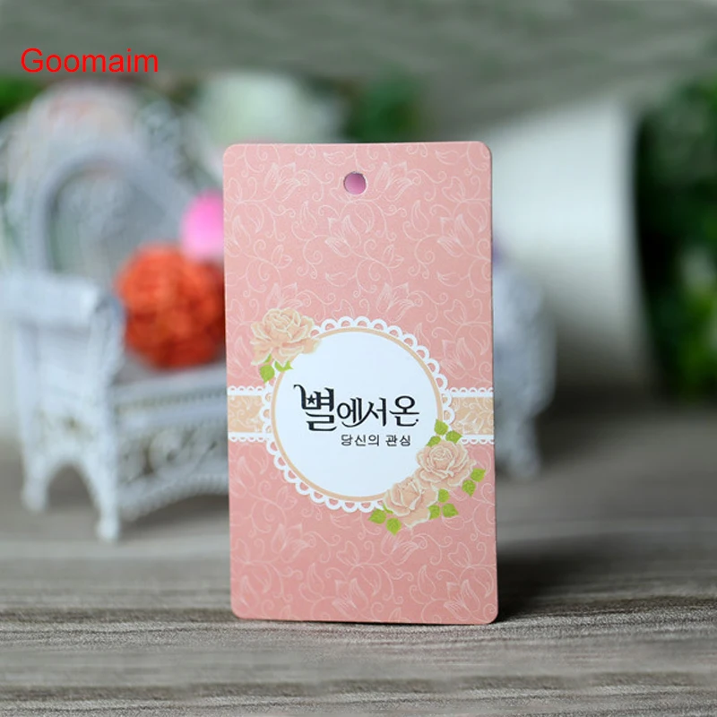 Custom Cardboard White Kraft Paper Hang Tags for Bags, Eco-Friendly Price Tag, Note Tags, Label Accept Customization