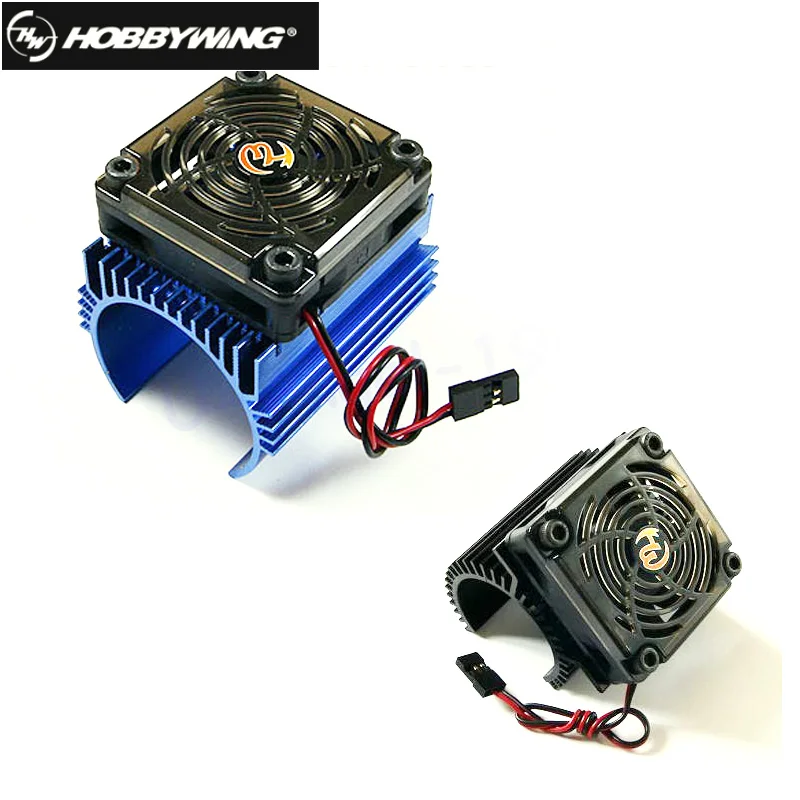 hobbywing 1: 8 RC Car Motor Radiator + 5V cooling fan assembly suit for Hobbywing 4465 3665/3674 motor