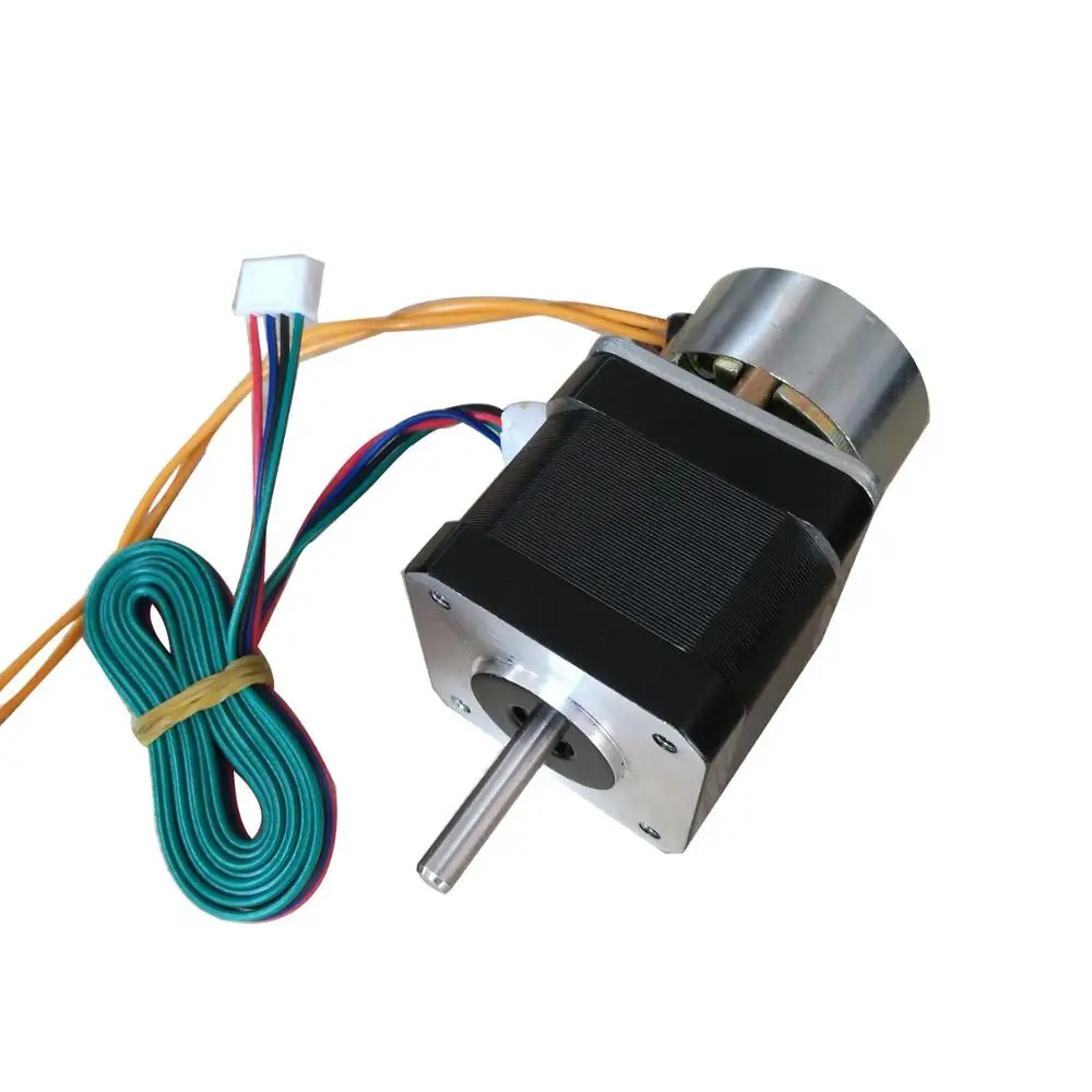 Nema17 Brake Stepping Motor 42mm*40mm 1.8°Degrees 2-Phase 1.68A 400mN.m 5mm Shaft 42 Stepper Motor JL42STH40-1684BC-BZ