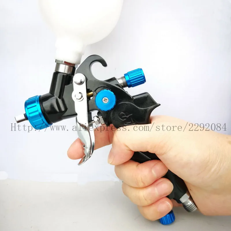 Gravity spray gun HVLP spray gun 1.0mm 250CC Piala profesional asli pistol cat semprot