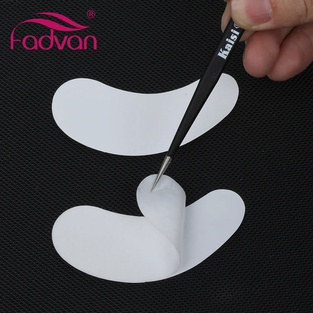 Fadvan Eye Patches for Lash Building 50/100 Pairs Eyelash Patches for Eyelash Extensions Grafting Tools Under Eye Pads