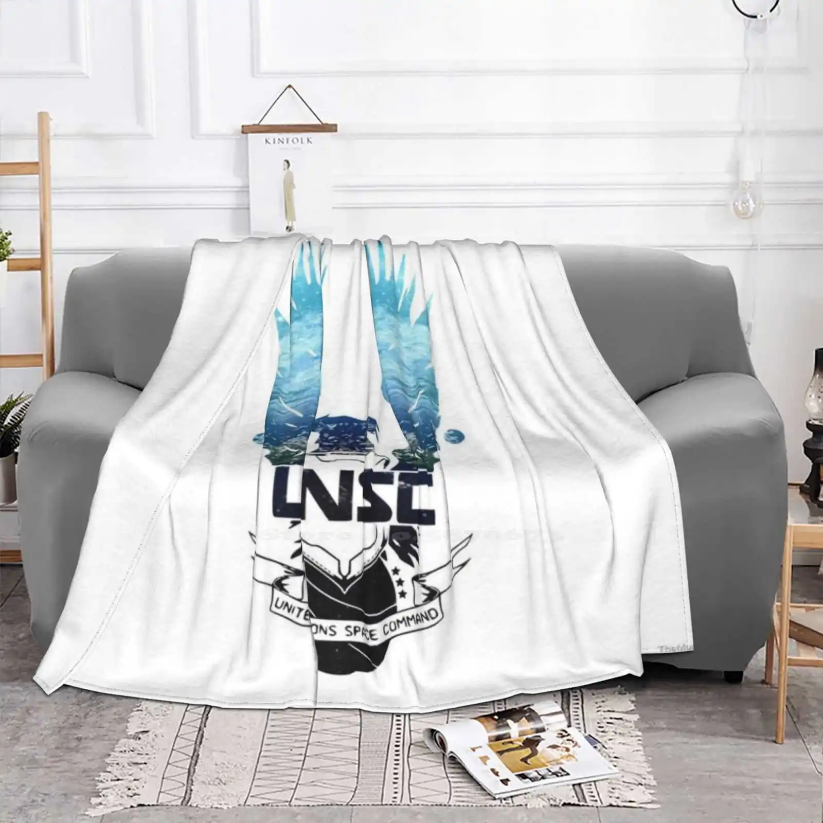 Unsc Earth Background Logo New Arrival Fashion Leisure Flannel Blanket Unsc Odst 2 3 Master Chief Bungie Cortana 4 Reach