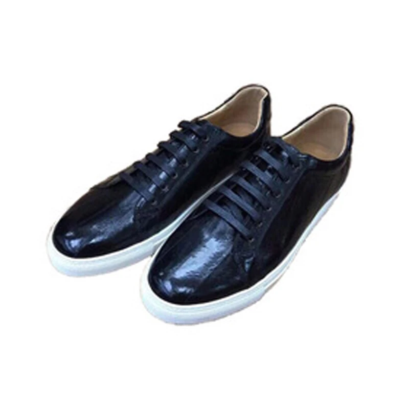 shenzhen dae  new arrival  men shoes  British  leisure  breathable  wear-resisting Eel skin men shoes men Eel skin  shoes