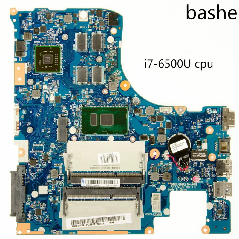 For Lenovo Ideapad 300-15isk notebook motherboard nm-a481 test original motherboard i7-6500u