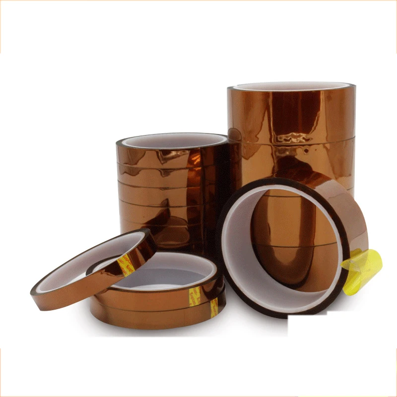 10 Rolls 3/5/6/7/8/10/12mm*33meters Heat resistant tape for sublimation Transfer Thermal,brown-color