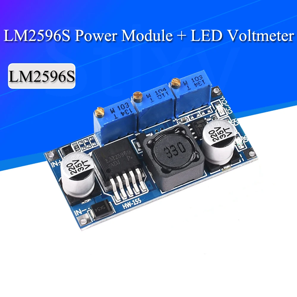 LM2596 LED Driver DC-DC Step-down Adjustable CC/CV Power Supply Module Battery Charger Adjustable LM2596S Constant Current