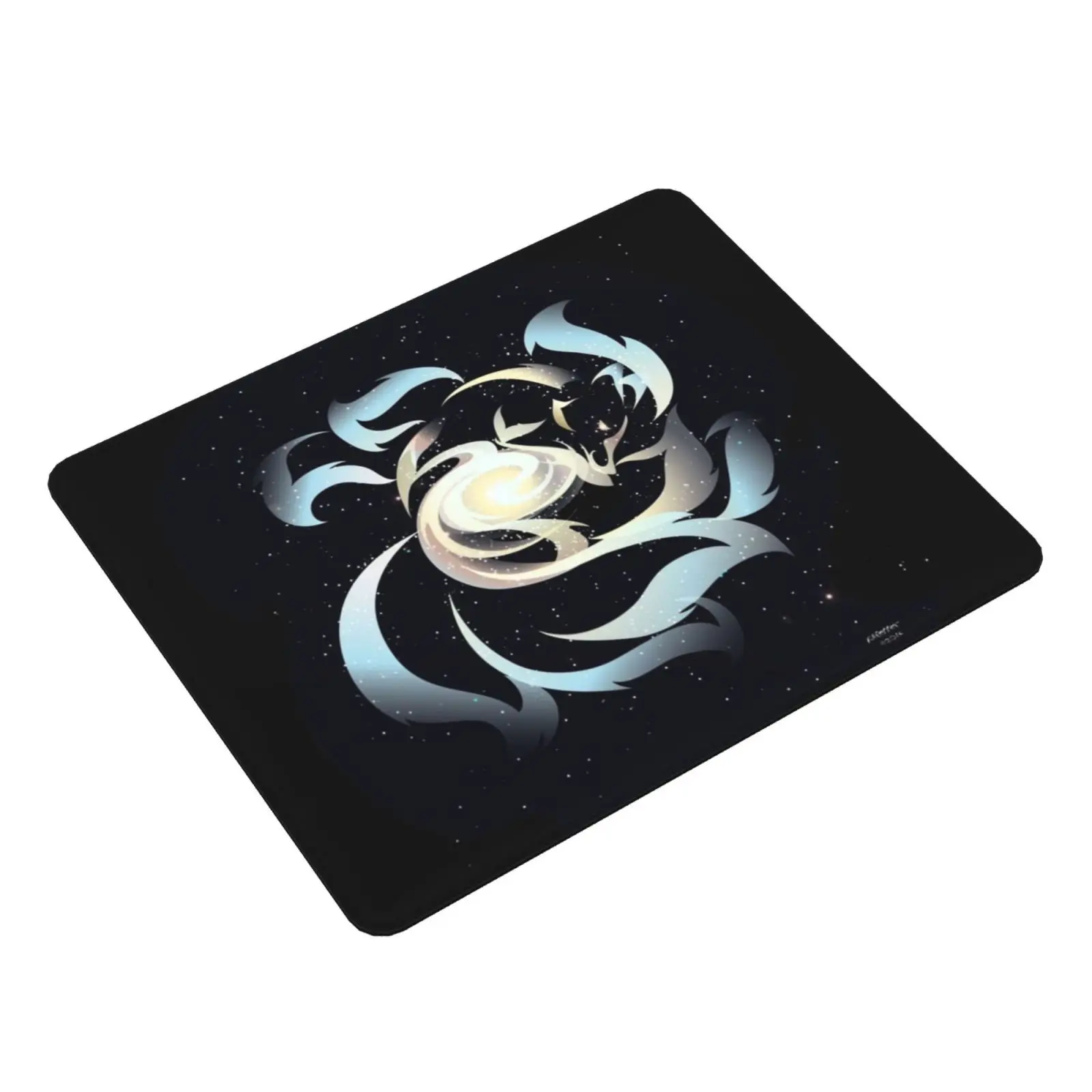 Galactic Kitsune Mouse Pad DIY Print Cushion Kitsune Fox Foxes Kyuubi Rhpotter Galaxy Stars Spiral