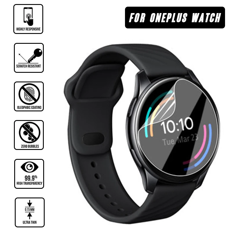 Hydrogel Film For Oneplue Watch Smartwatch Screen Protective HD Clear Ultra-Thin Scratch Resistant Soft Protector Accessories