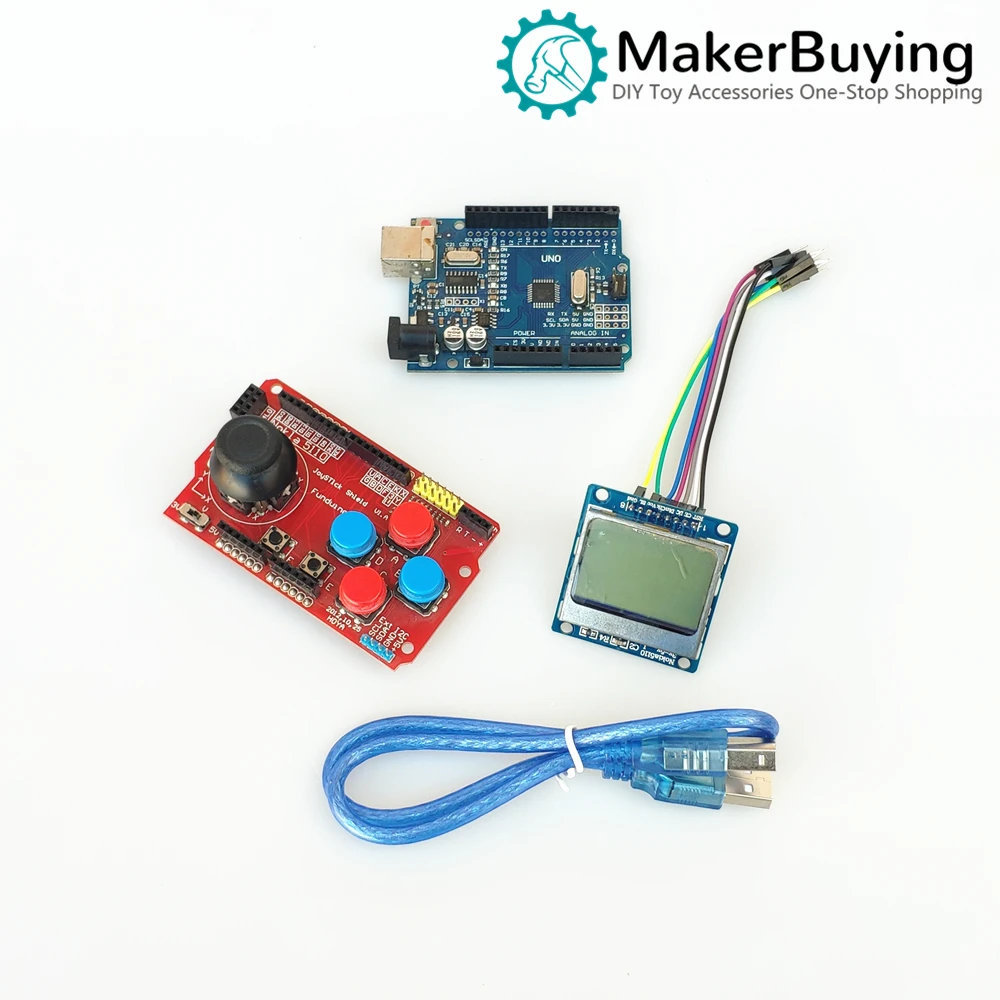 ประกอบเกมงูชุดส่ง Source Code DIY การเรียนรู้ชุดการเขียนโปรแกรมการศึกษาสำหรับ Arduino