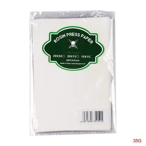 50pcs LTQ 증기 로진 프레스 종이 로진 추출 기계에 대 한 식품 학년 비 스틱 베이킹 종이