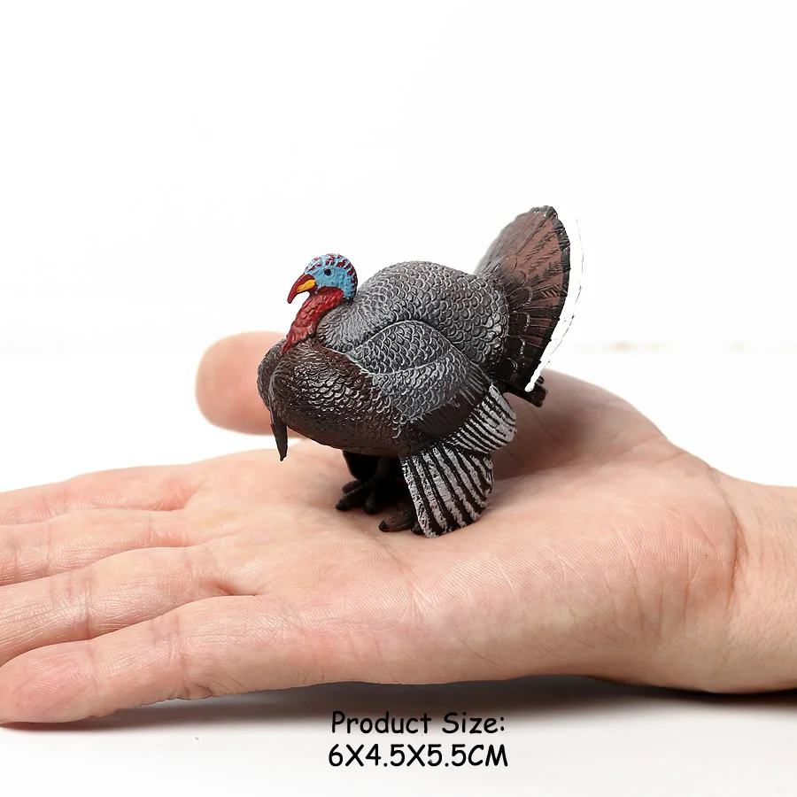 Wilde Vogels Dieren Kalkoen Ara Uil Eagles Struisvogel Pelikaan Beeldjes Speelgoed Dier Action Figure Leren Onderwijs Vogels Geschenken
