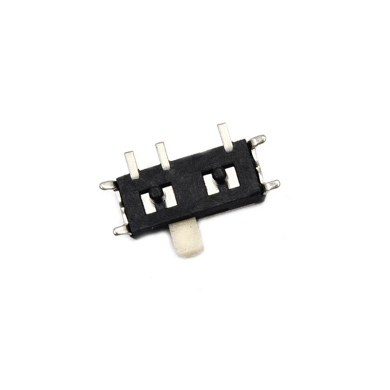 50PCS MSK-12C01-07 MSK-12C01 SMD 7Pin Mini Miniature Horizontal Micro Slide Toggle Switch 2Position On-OFF 1P2T H=1.5MM