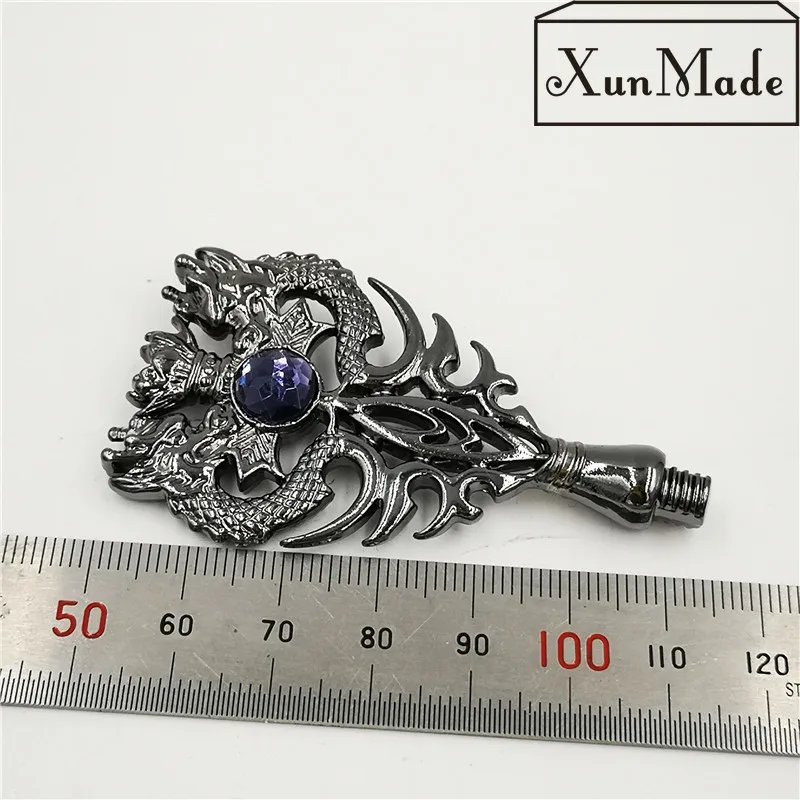 wax seal stamp suitable of metal dragon handle silver dragon and black dragon wax seal metal handle only