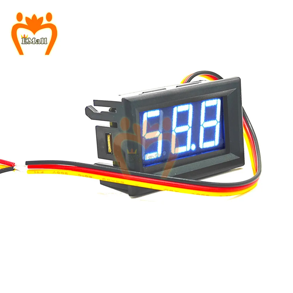 0.56 inch DC Power Meter DC 0-100V Digital Voltmeter Voltimetro LED Volt Meter Voltage Tester Doctor Detector 6V 12V 24V 84V