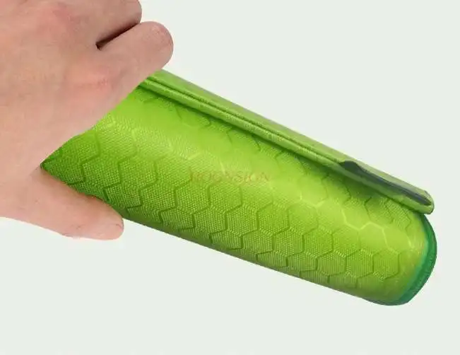 1 Pcs Tas File Kanvas A4 Ritsleting Tahan Air Tas File Kantor Informasi Mahasiswa Tas