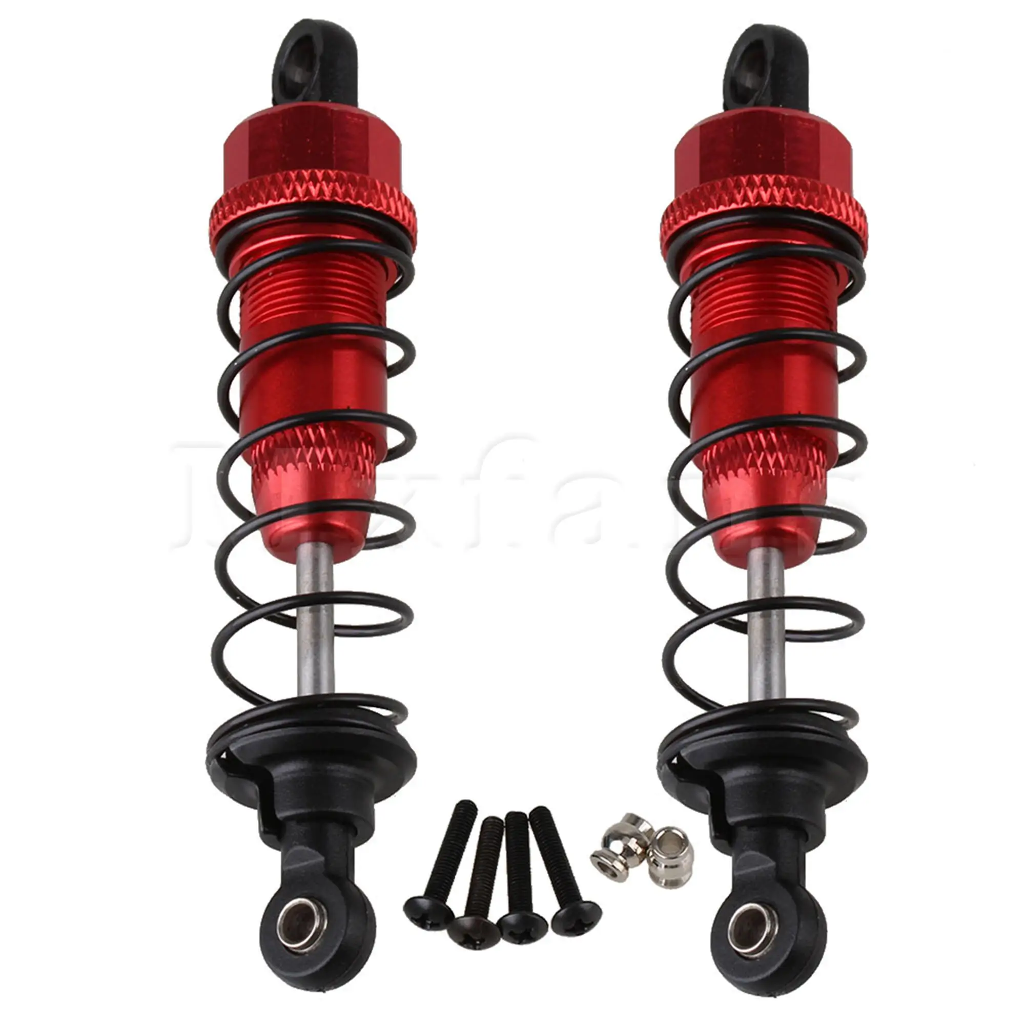 Mxfans 2 Pack Red 85mm Shock Absorber RC Damper Shocks of F103004 for RC 1/10 On Road Car