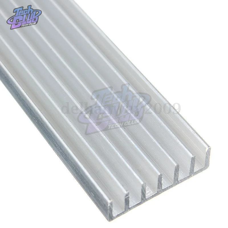 5pcs/lot 150x20x6 MM 3 x 1W LEDs Heatsink Aluminum Heat Sink Radiator for IC Cooling Electronic Chipset Heat Dissipation