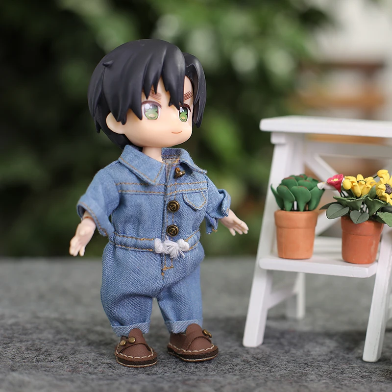 

obitsu11 clothes pants BJD doll clothes fashion overalls Coverall jeans for ob11, molly,GSC, 1 /12bjd clothes doll accessories