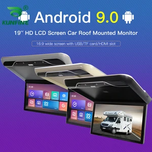 LCD monitor for car ceiling, touch -sensitive digital screen, 19 inch, Android 9.0, ceiling support 10 Main Sales Monitor 19 inch - №10