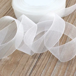 (50 yards/roll) 1''(25mm) organza ribbons wholesale gift wrapping decoration ribbons