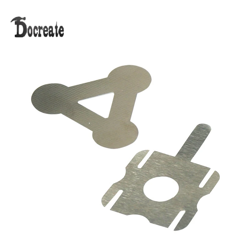 100PCS 18650 batteria al litio foglio di nichel elettroutensile 3/4 sezione che forma lamiera di nichel potenza speciale a forma di acciaio nichelato