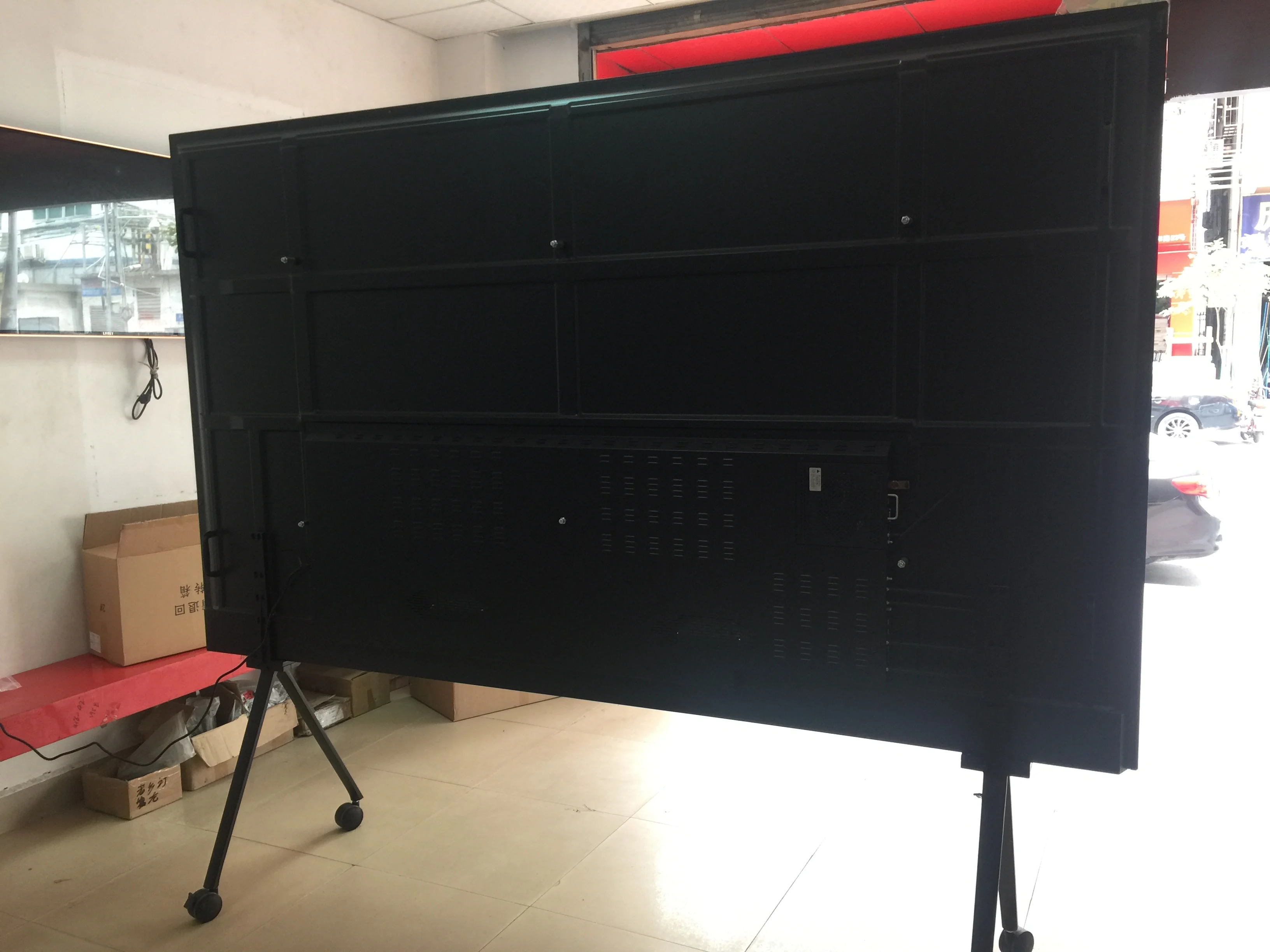 Beweegbare 110 Inch Touch Screen School Digitale Board Interactive Whiteboard All-In-One Onderwijs Machine Met Wifi