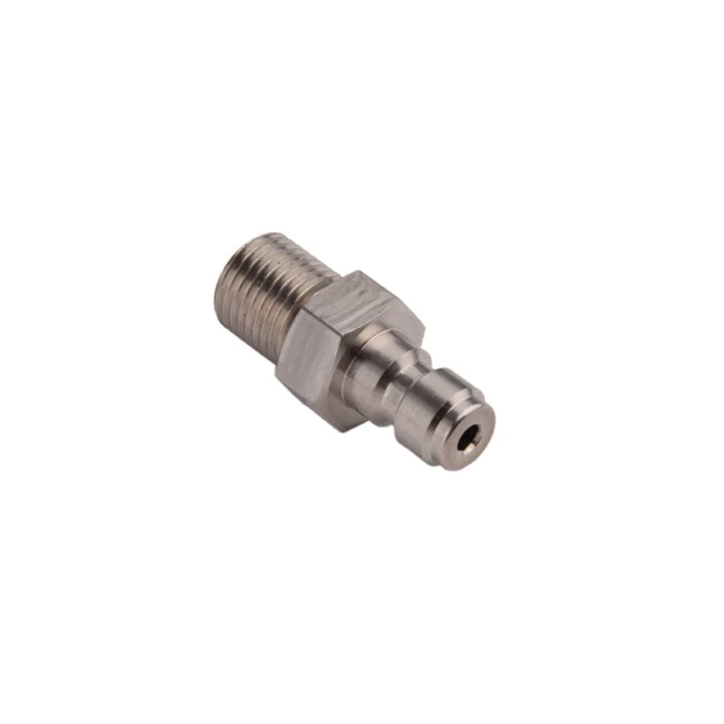 Paintball Airsoft One Way Foster Valve 8mm Fill Nipple Stainless Steel  1/8NPT 1/8BSPP M10Thread