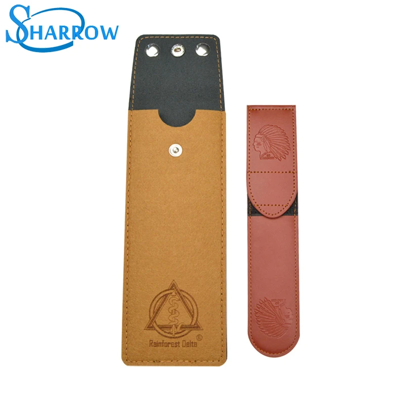 Archery Arrow Pocket Pouch Quiver+ Leather Bow Carrier Holder Waist Stick Sling Outdoor Hunting Shooting Accessories