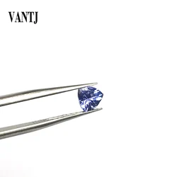 VANTJ Genuine Natural Tanzanite Loose Gemstone Triangle Cut Tanzania origin Diy Jewelry for Silver Gold Ring Women Party Gift