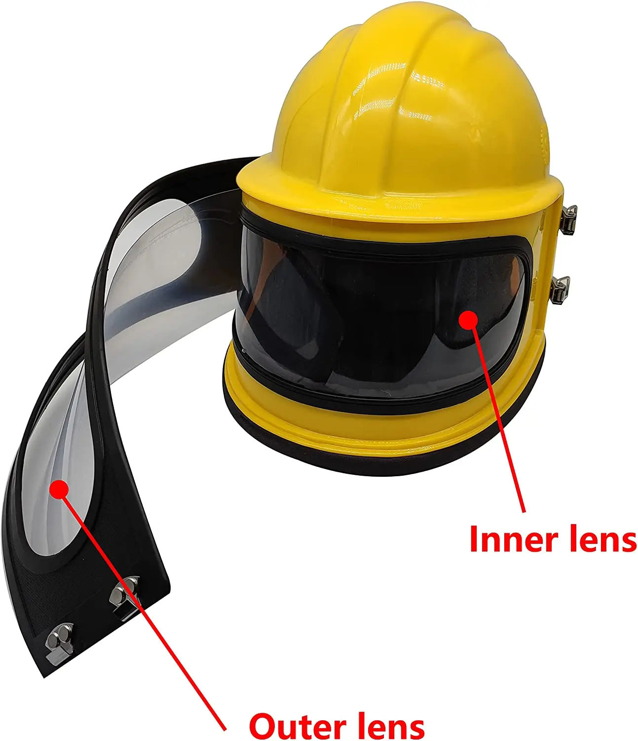 HOLDWIN High quality ABS Sandblasting helmet sandblaster hood with Tank filter Thermostat