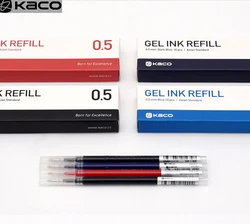 10pcs/pack for Xiaomi Gel Pen Kaco 0.5MM Refill Blue/Black/Navy Blue Ink Retractable Sign Pen Ballpoint Pens for office School