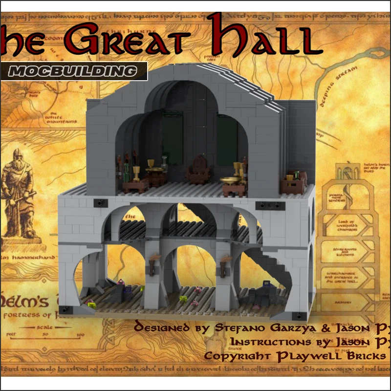 Famous Film Helm Scene Deep UCS Scale Model Moc Building Blocks Ultimate Collector Series DIY Assembling Bricks Toys Gift