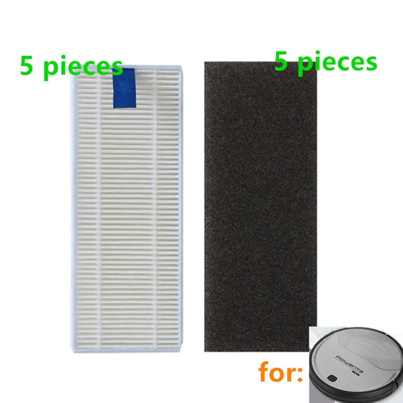 Robot Vacuum Cleaner Filter HEPA Filters for Rowenta smart force essential Aqua Robotic Vacuum Cleaner Filter Parts Accessories