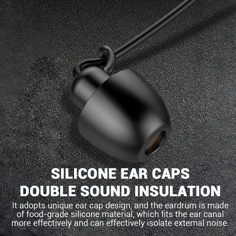 Wired Earphone HiFi Soft Silicone Headset In-Ear Earphone With Mic Noise Cancelling Mobile Phone Earphones For Xiaomi Huawei image 5