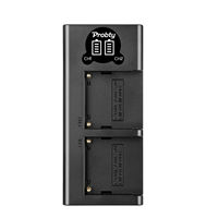 Battery charger For Sony NP F960 NP F970 NP-F960 NP-F750 Battery Dual Channel ChargerNP F770 NP F750 NP F550 F330 FM-500H