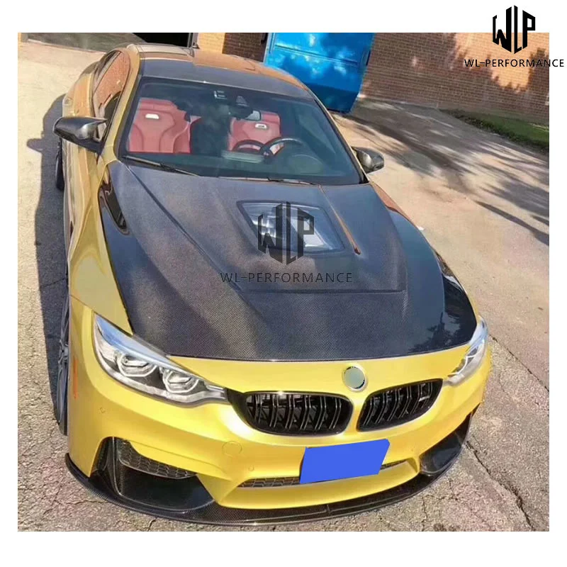 F80 M3 M4 Carbon Fiber Front Engine Hood Transparent Bonnets Engine Covers for Bmw 3 Series M3 M4 F80 F82 F83 Gts Car Styling