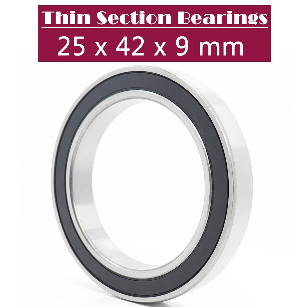 6905-2RS Bearing ( 10 PCS ) 25*42*9 mm Thin Section 6905 2RS Ball Bearings 6905RS 61905 RS For Motorcycle