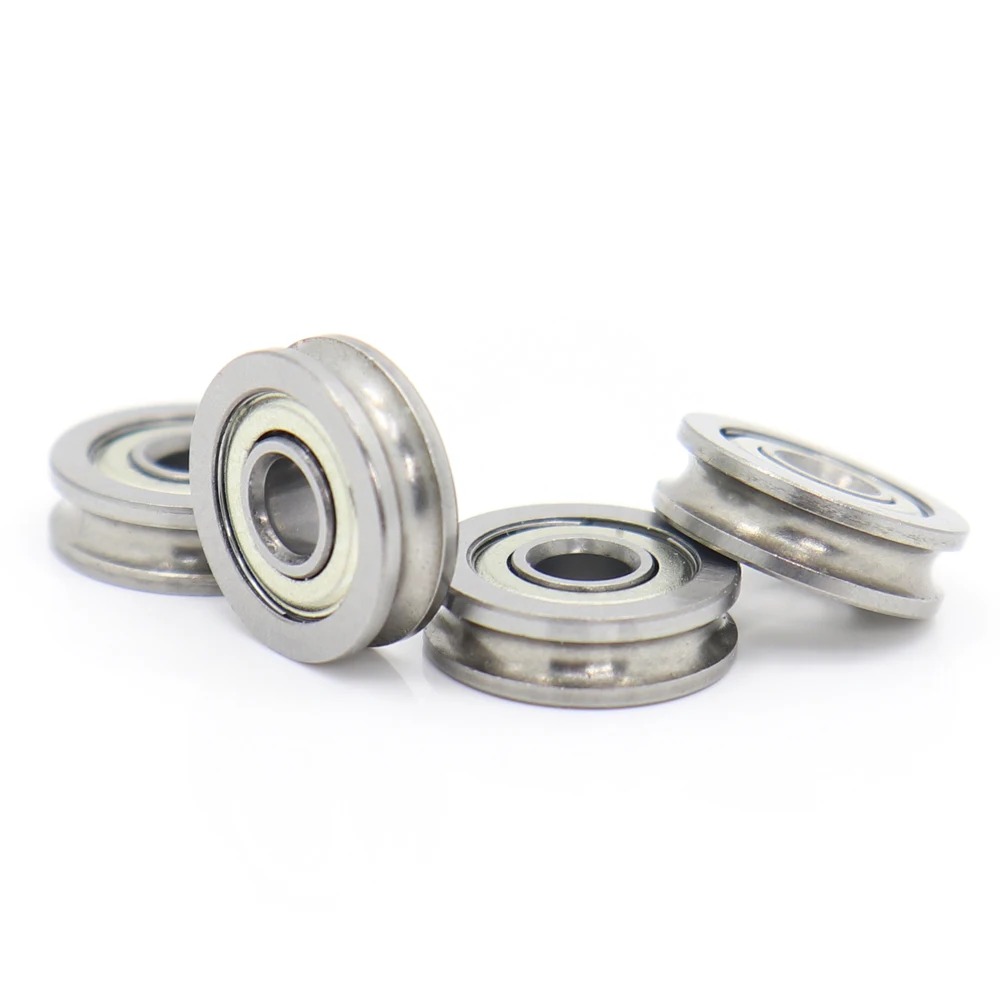 U041304 U Groove Sealed Ball Bearing ( 4PCS ) 4*13*4 mm Pulley Wheel Bearings U2/1 Guide Track Rlooer Bearing