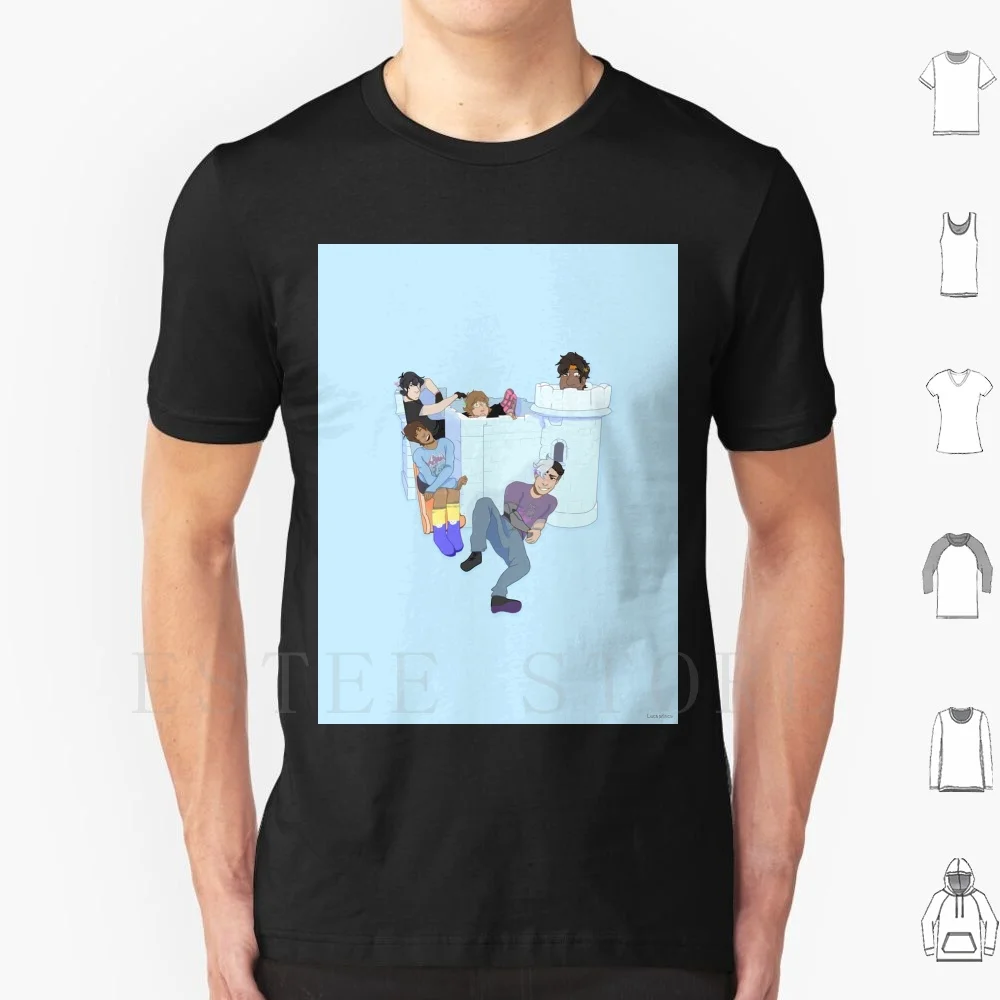 Voltron Castle T Shirt Cotton Men DIY Print Voltron Voltron Takashi Shirogane Pidge Katie Holt Keith Kogane Lance Hunk Paladins