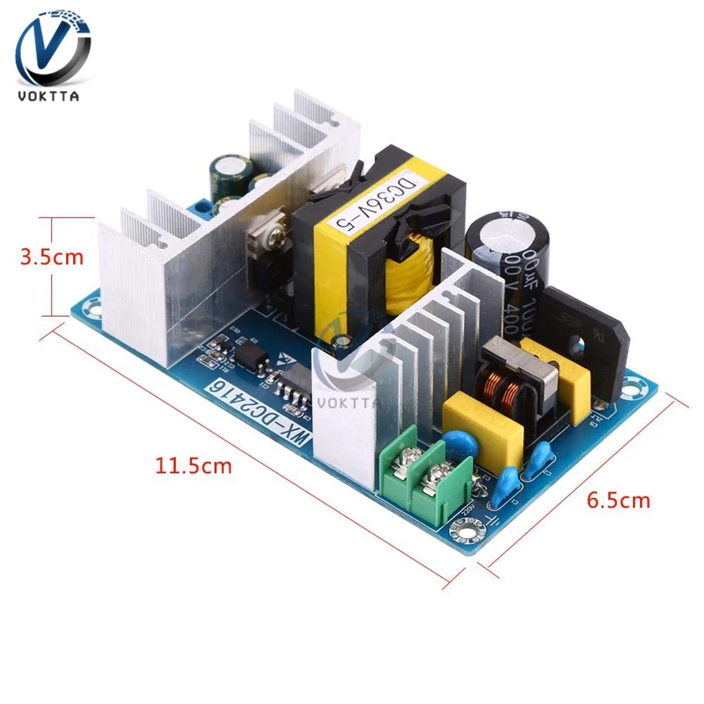 AC to DC 36V 5A 180W Switching Power Supply Board High Power Regulated Transformer Industrial Power Supply Module  AC100-240V