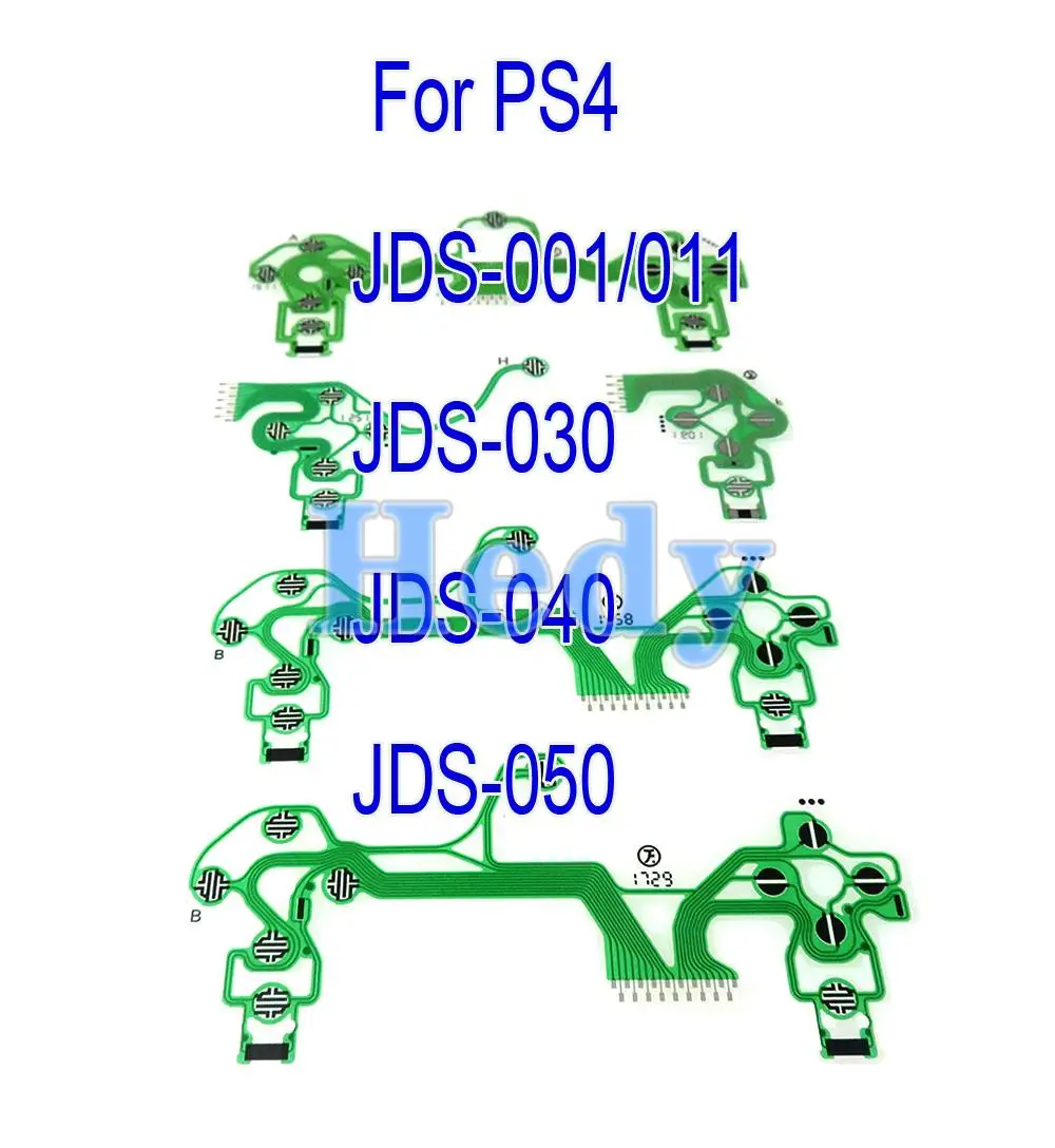 Circuit imprimé pour clavier à film conducteur, câble flexible PCB, boutons, ruban, PS4 4 Pro Slim, JDM JDS 001, 011, 030, 100, 040/050 pièces