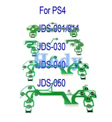 100 stücke Leitfähigen Film Tastatur Flex Kabel PCB Tasten Band Platine Für PS4 4 Pro Dünne JDM JDS 001/011/030/040/050