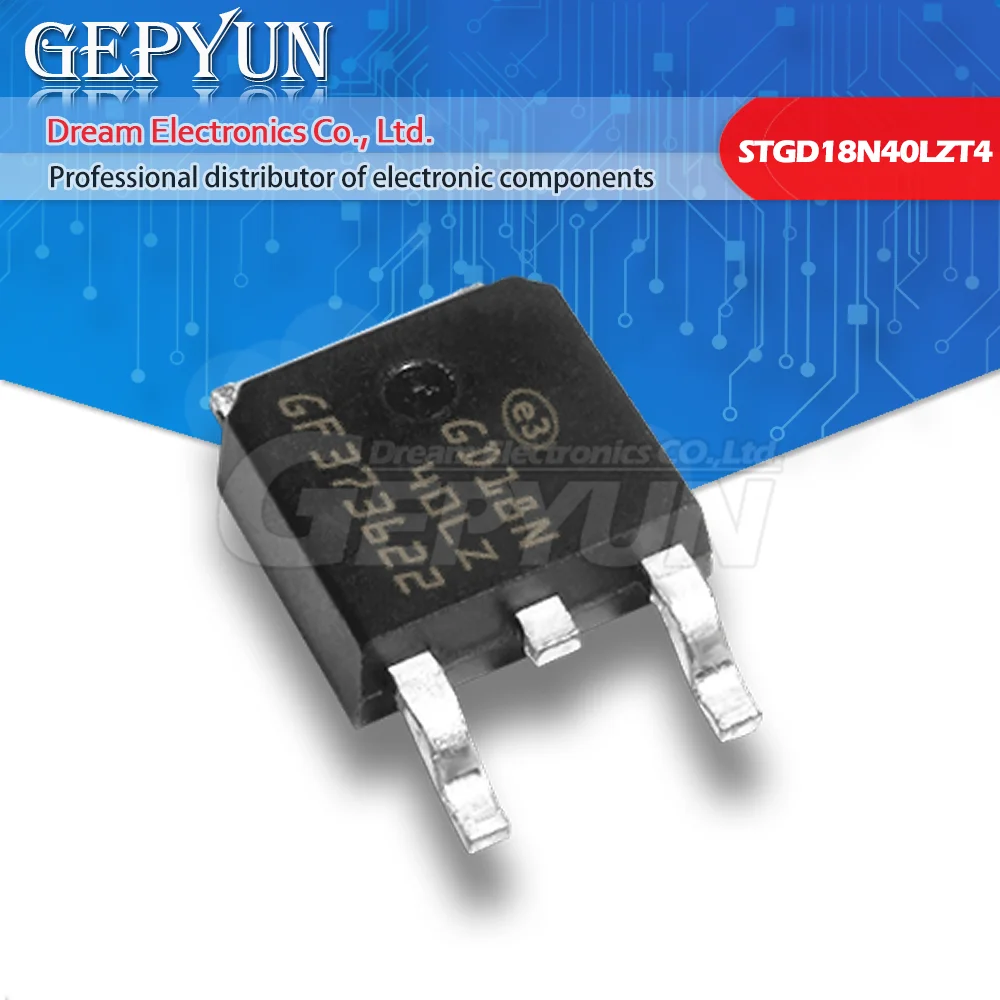 

10pcs STGD18N40LZT4 TO252 GD18N40LZ IGBT STGD18N40LZ TO-252 GD18N 40LZ