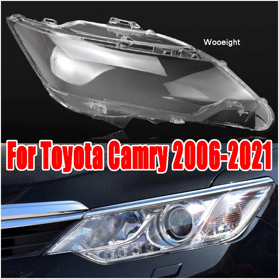 

Wooeight 1Pc Front Head Lamp Cover Headlamp Cover Shell Transparent Lampshade Headlight Cover For Toyota Camry 2006-2008 2021