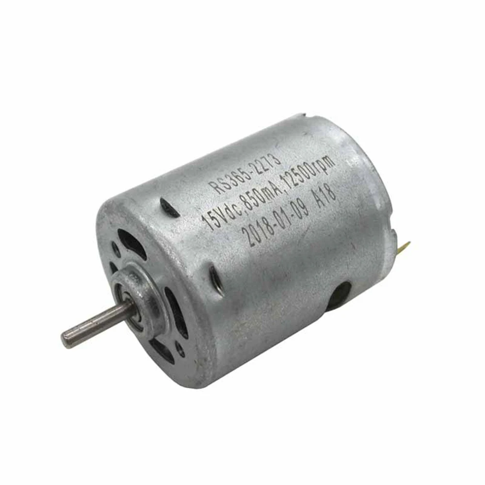 RS-365-2273 DC Motor Micro Front Ball Bearing Carbon Brush 12V 15V 18V 11300rpm-17500rpm High Speed Big Torque Electric Motor