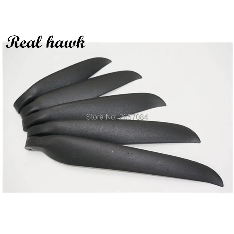 2 Pair Rc Airplane Plastic Folding Propeller 6'' to 18.5'' Prop Suitable for Plastic Spinner Or Aluminum Spinner RC Airplane